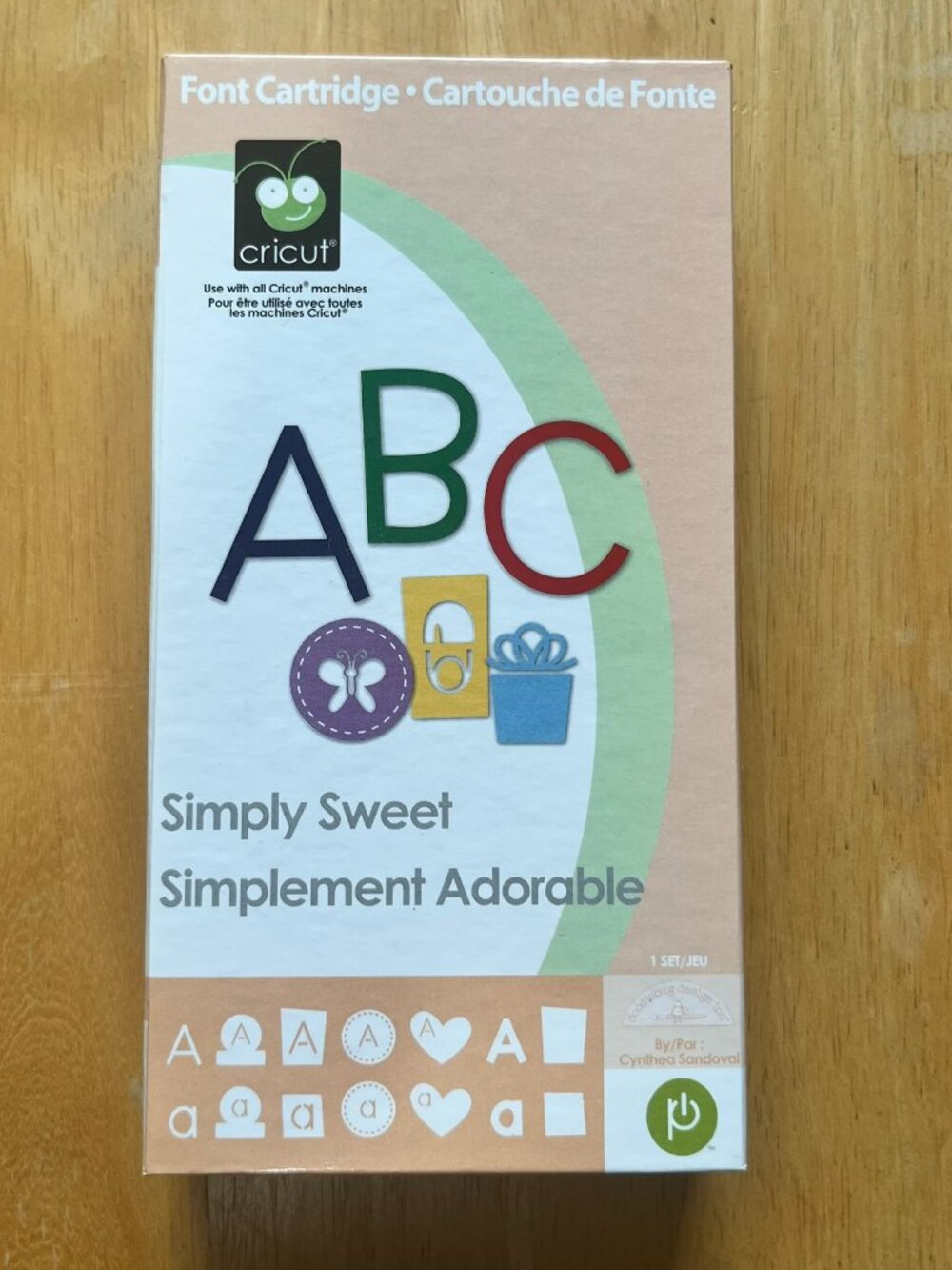 Cricut Simply Sweet Alphabet Letters Numbers Font School Cartridge Complete